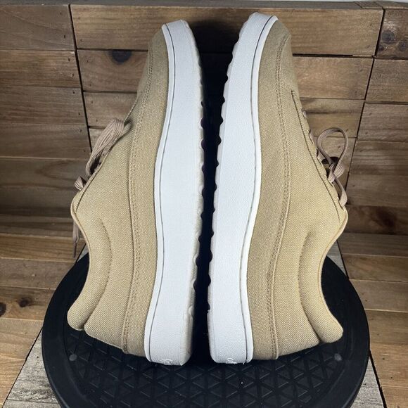 Allbirds Plant Pacers Canvas Shoes Men’s Size 11 Natural Tan Casual Sneakers - Picture 9 of 10